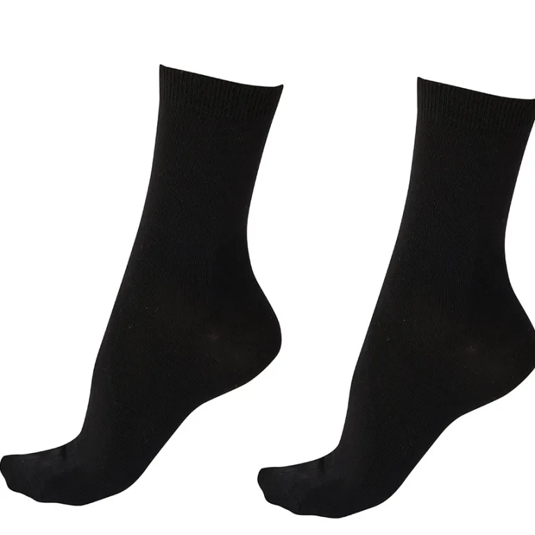 Bamboo Socks 2 Pair Pack - Black