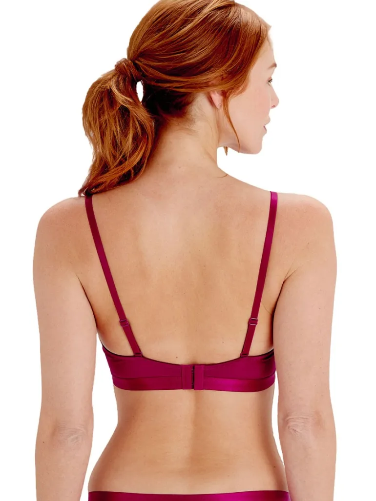 Botanical Lace High Apex Bra - Fuchsia