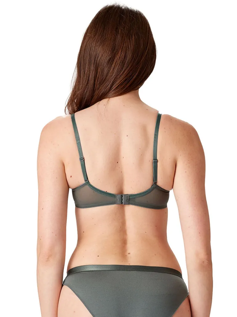 Botanical Lace Underwired Balconette - Sage
