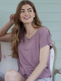 Casual Comfort T-Shirt - Sugar Plum