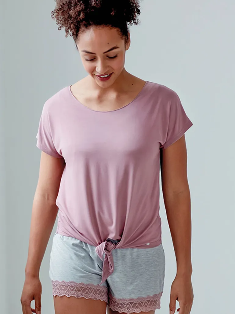 Casual Comfort T-Shirt - Sugar Plum