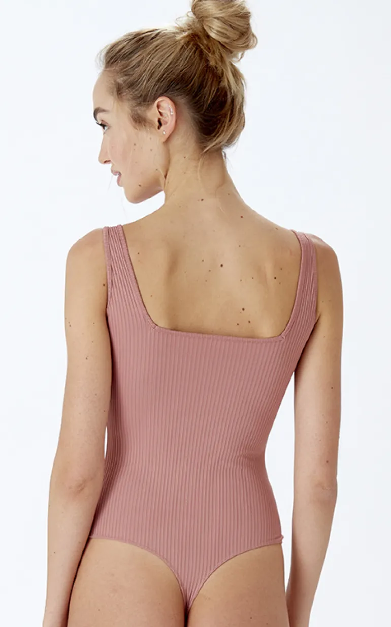 Contemporary Rib Body - Dusty Rose