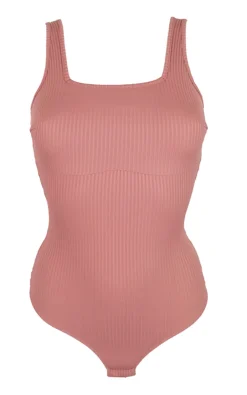 Contemporary Rib Body - Dusty Rose