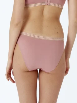 Contemporary Rib Brief - Dusty Rose