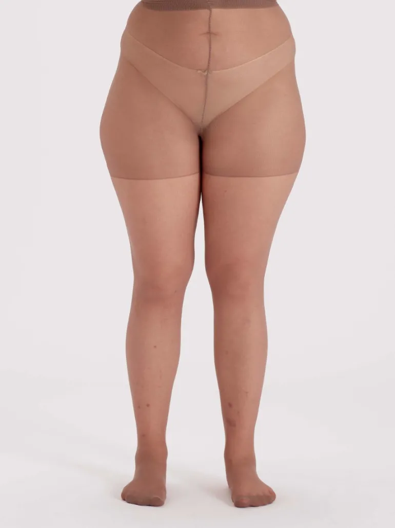 Curves 15 Denier Ladder Resist Tights 3 Pair Pack - Sensation