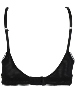 Delicate Lace Non-Wired Bra - Black