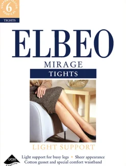 Elbeo 15 Denier Mirage Tights - Barely Black