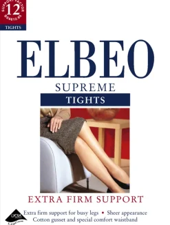 Elbeo 30 Denier Supreme Support Tights Extra Firm - Cafe Creme