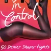 Everyday Plus 50 Denier Opaque Bodyshaper Tights 1 Pair Pack - Black