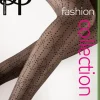 Geometric Dot Tights - Black