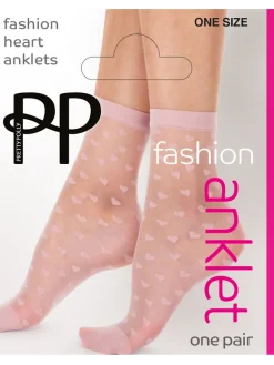 Heart Fashion Anklet - Lilac