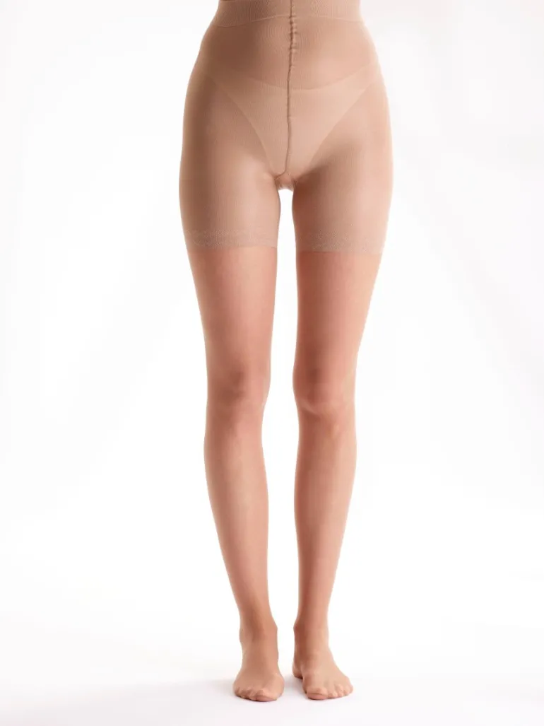 In Shape 20 Denier Sheer Longline Shaper Tights - Nude