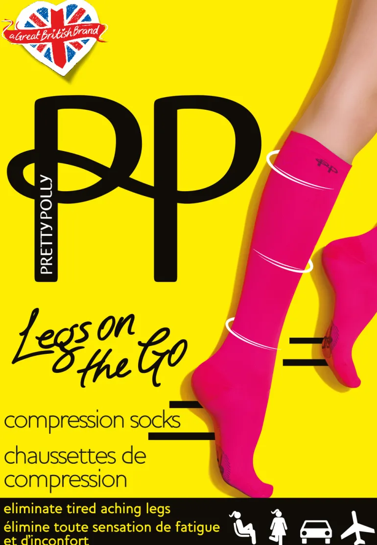 Legs On The Go 80 Denier Compression Sock - Natural