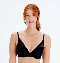 Naturals High Apex Moulded Bra - Black