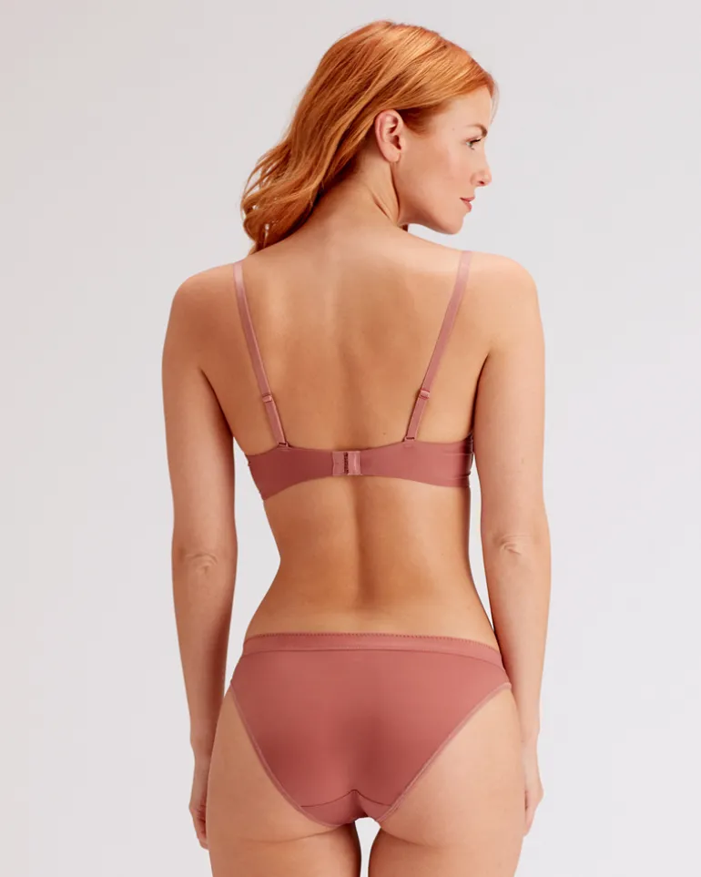 Naturals High Apex Moulded Bra - Woodrose
