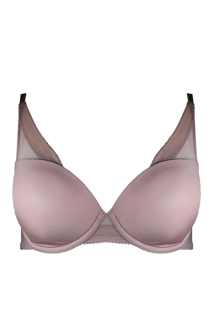 Naturals High Apex Moulded Bra - Dusk