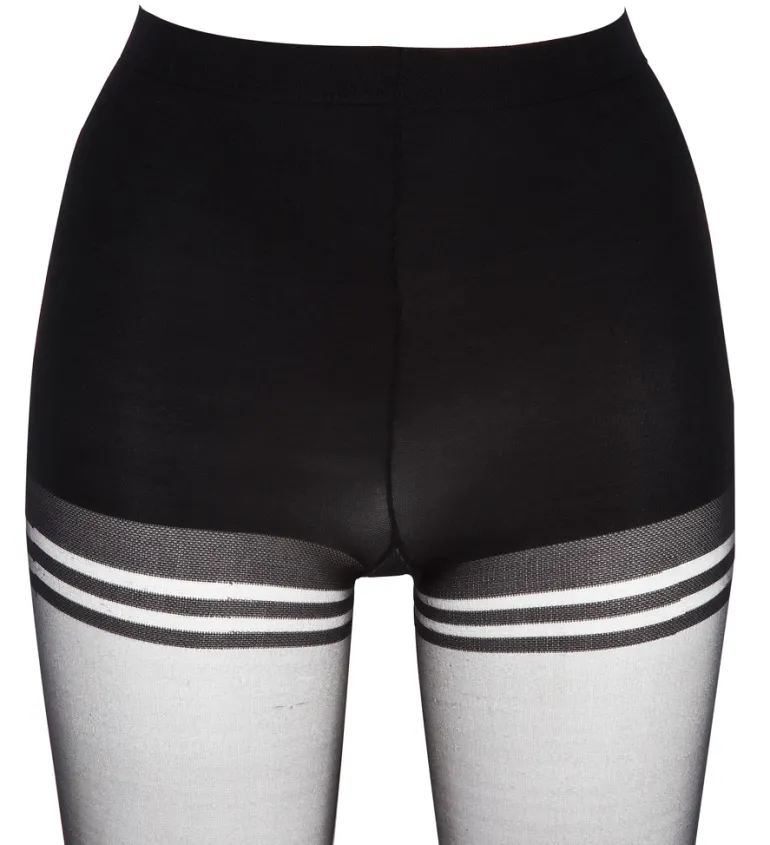 Nylons 10 Denier Gloss Secret Slimmer Tights - Black