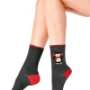 Penguin Socks - Grey Mix