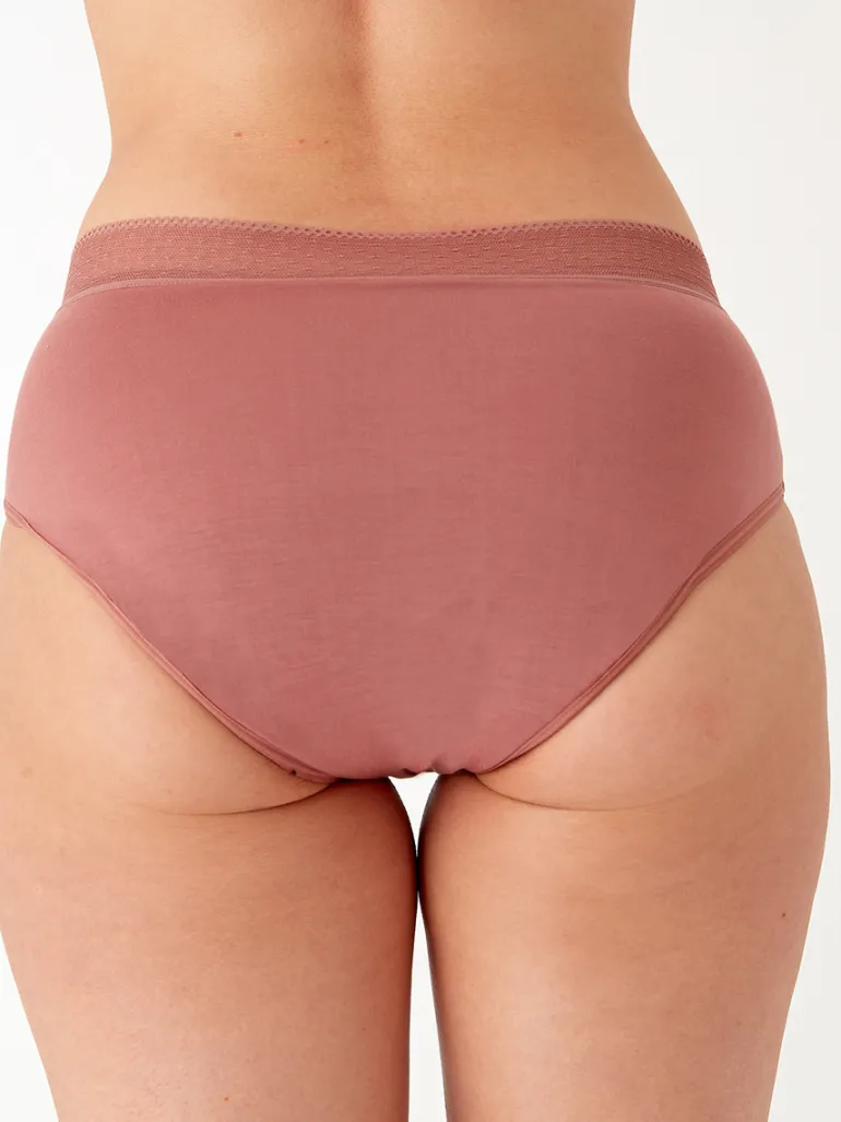 Period Pants Midi Brief - Woodrose