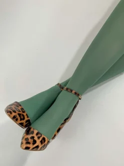 Premium Opaques 60 Denier Coloured Tights 1 Pair Pack - Fern