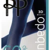 Premium Opaques 60 Denier 3D Tights - Navy
