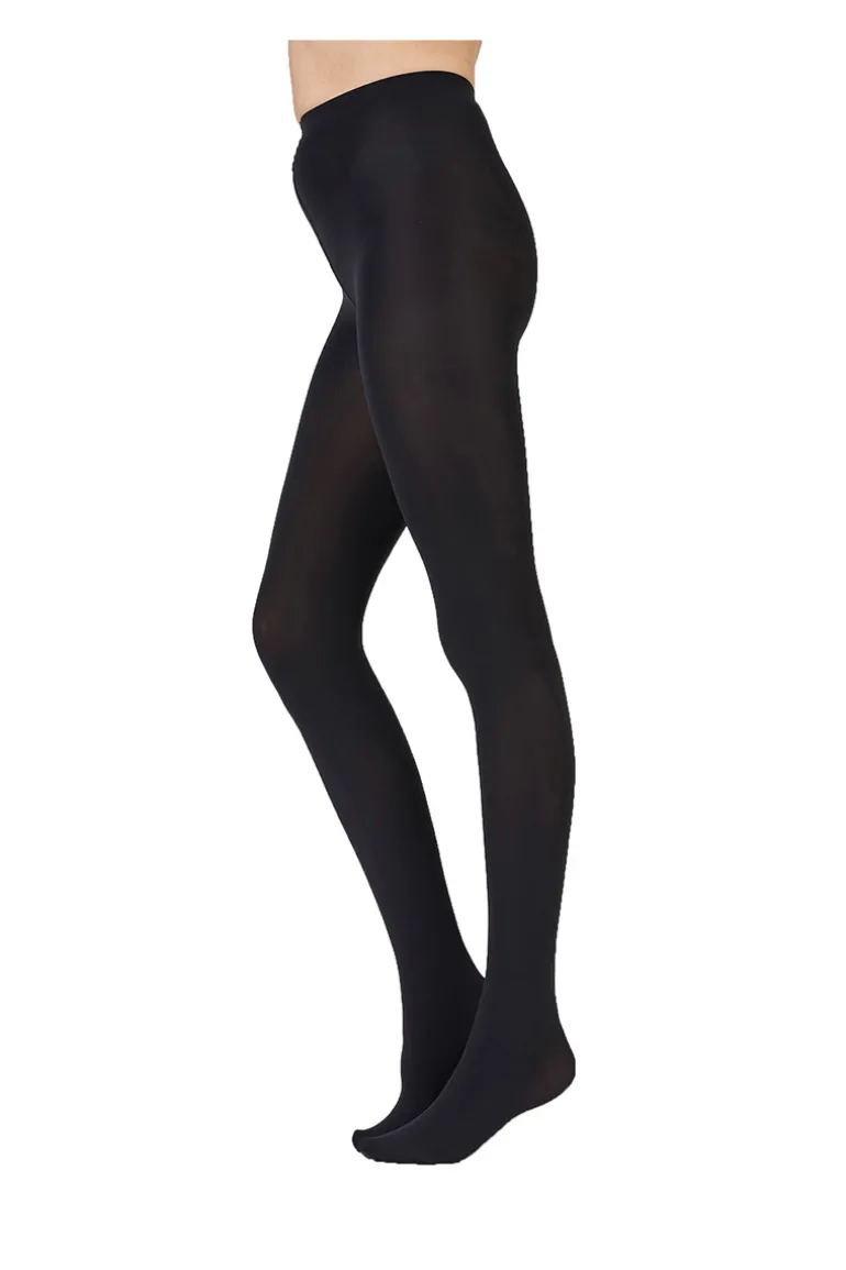 Premium Opaques 80 Denier 3D Tights - Black