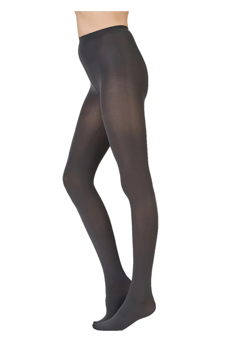 Premium Opaques 60 Denier 3D Tights - Charcoal