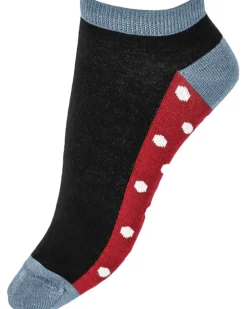 Spot Sole Bamboo Liners 2 Pair Pack - Black mix